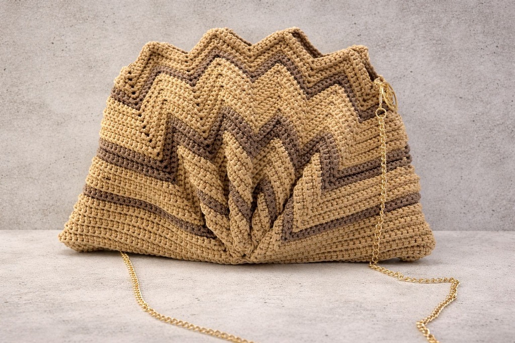 Detail of crochet weave